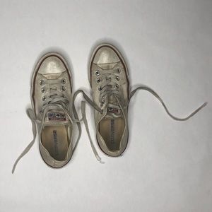Old white converse all star size 5